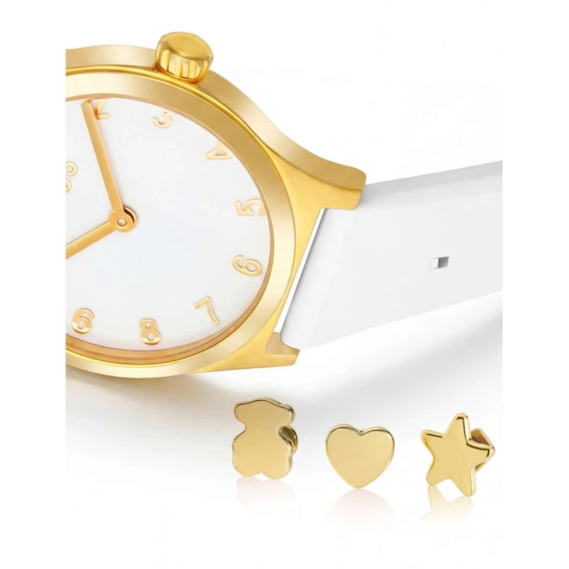 Reloj TOUS Watches Epic Icon Charms Dorado y Blanco Analógico Niña 3000148900