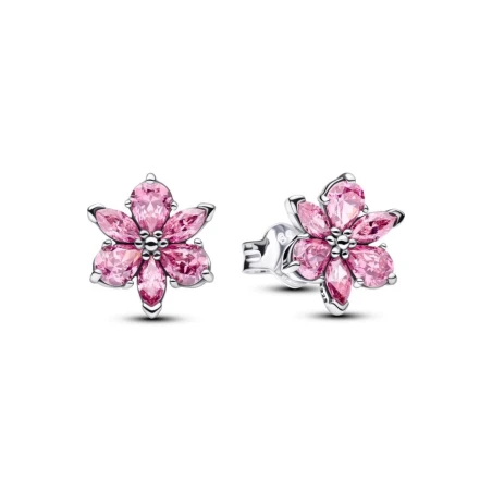 Pendientes Pandora Flor Herbario Rosa Brillante 292633C02