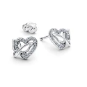 Pendientes Pandora Corazón y Mariposa Entrelazados 294476C01