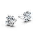 Pendientes Pandora Trébol de la Suerte Brillantes 294500C01
