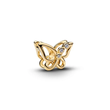 Charm Pandora Mariposa Calada Baño Oro 764369C01