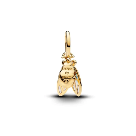 Charm Pandora Colgante Cigarra Baño Oro 764490C01