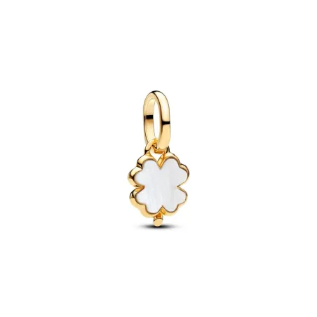 Charm Colgante Pandora Trébol Blanco de la Suerte 764564C01