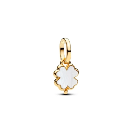 Charm Colgante Pandora Trébol Blanco de la Suerte 764564C01