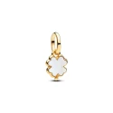 Charm Colgante Pandora Trébol Blanco de la Suerte 764564C01