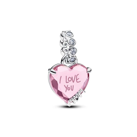 Charm Colgante Pandora Corazón "I LOVE YOU MOM" 794464C01