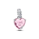 Charm Colgante Pandora Corazón "I LOVE YOU MOM" 794464C01