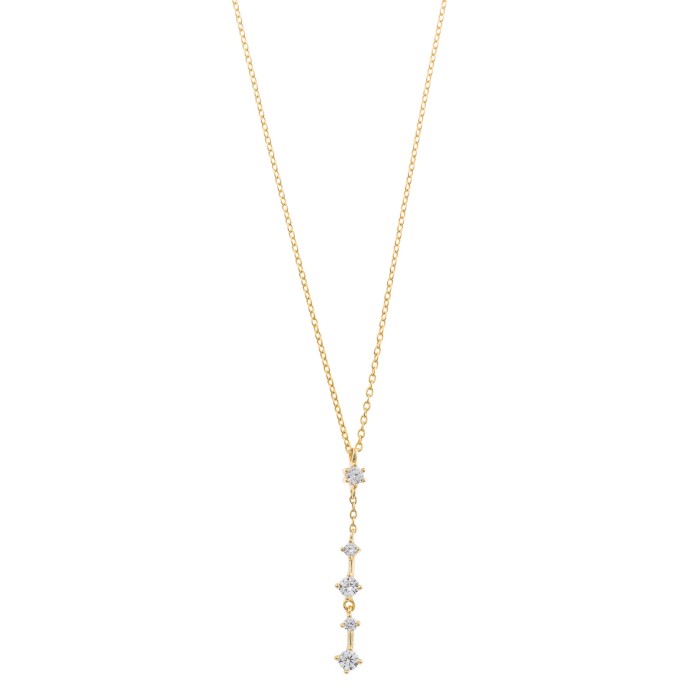 Collar Salvatore Plata Baño Oro y Circonitas...