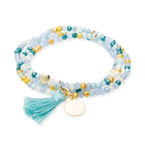 Pulsera Marina García Zen Ibiza y Chapa Circular Plata...