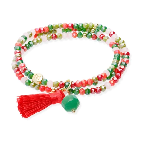 Pulsera Marina García Zen Sandía y Piedra Natural Verde 91332UA