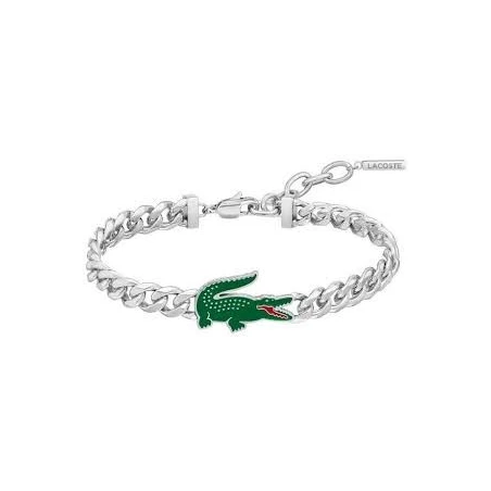 Pulsera Lacoste Arthor Acero Hombre 2040226