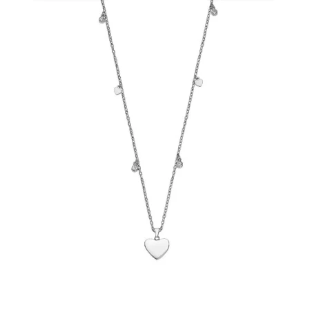 Gargantilla Lotus Style Corazones Acero Inoxidable y Cristales Brillantes LS2558-1/1