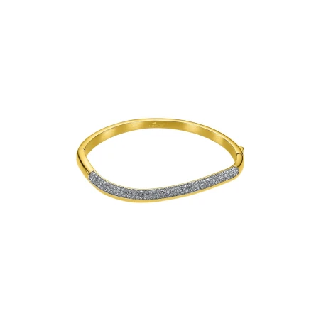 Pulsera Lotus Style Acero Baño Oro y Circonitas Blancas LS2582-2/2