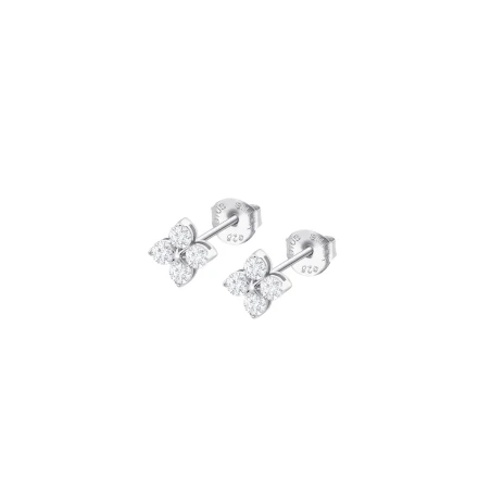 Pendientes Lotus Silver Flor Plata y Circonitas LP3926-4/1