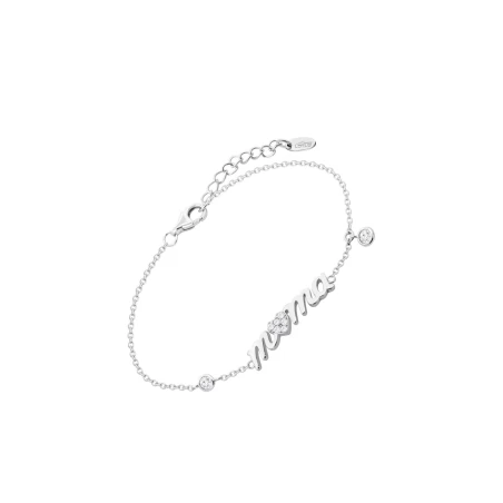 Pulsera Lotus Silver Mamá Plata Baño Rodio LP3948-2/1