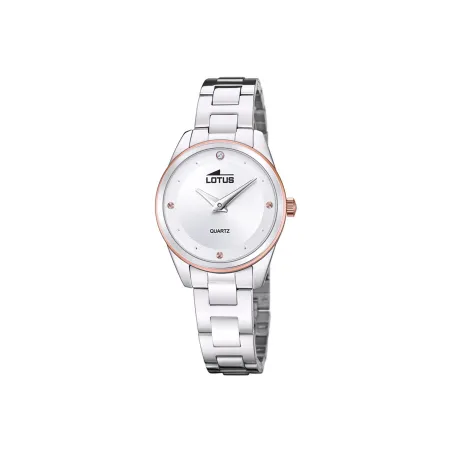 Reloj Lotus Trendy Plateado y Rosado Analógico Mujer 18795/1