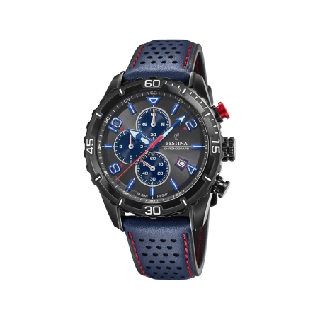 Reloj Festina Timeless Chronograph Azul y Negro Hombre F20519/3
