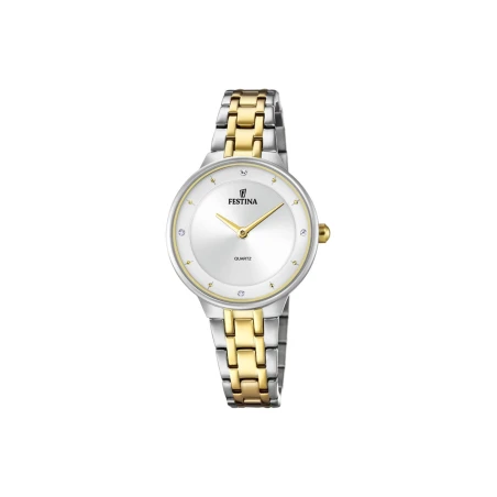 Reloj Festina Mademoiselle Plateado y Dorado Analógico Mujer F20625/1