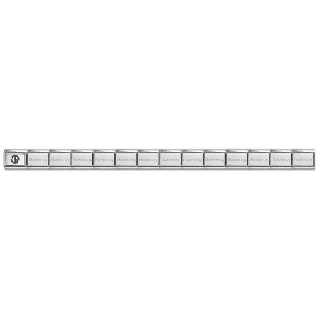 Base Composable Nomination Classic Acero y Plata Marcado 530300/SI