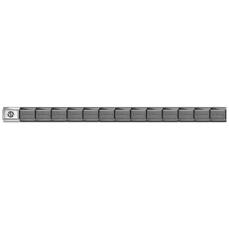 Base Composable Nomination Classic Acero y Plata Marcado Negro 530301/SI/002