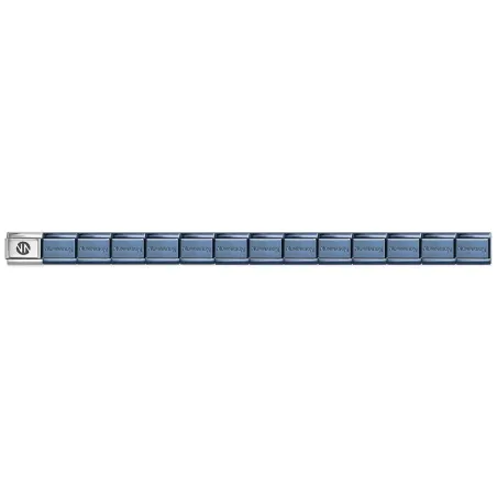 Base Composable Nomination Classic Acero y Plata Marcado Azul 530301/SI/016