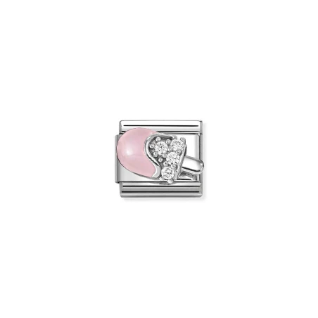 Composable Classic SIMBOLOS en acero, esmalte, plata 925 y circonitas
