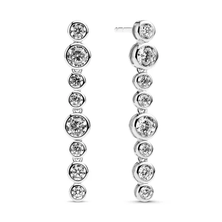 Pendientes Sif Jakobs Sardinien Lungo Plata y Circonitas 19721 