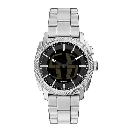 Reloj Fossil Machine " Big Tic" Plateado Analógico FS6155