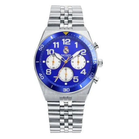 Reloj Viceroy Real Madrid Plateado y Azul Cronógrafo Niño 41171-35 