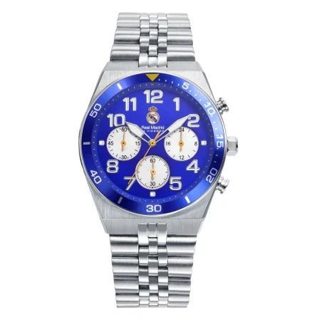 Reloj Viceroy Real Madrid Plateado y Azul Cronógrafo Niño 41171-35 