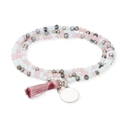 Pulsera Marina García Zen Mármol y Chapa Plata 90808UX