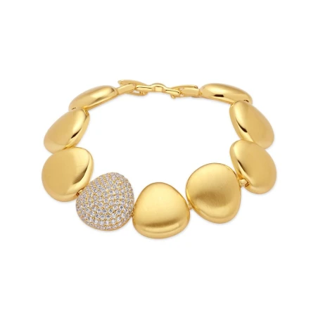 Pulsera Lux by Lux Ubras Baño Oro y Circonitas SGBU1240000
