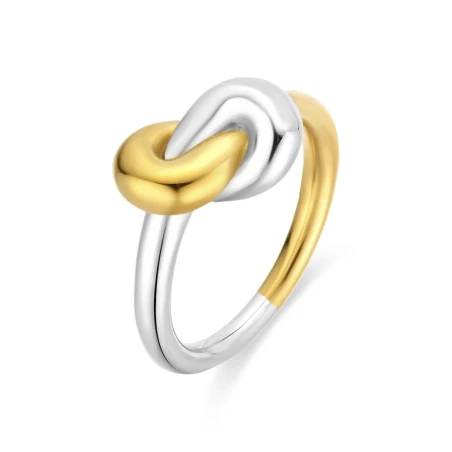 Anillo Lux by Lux Mahter Nudo Baño Bicolor SMM2073