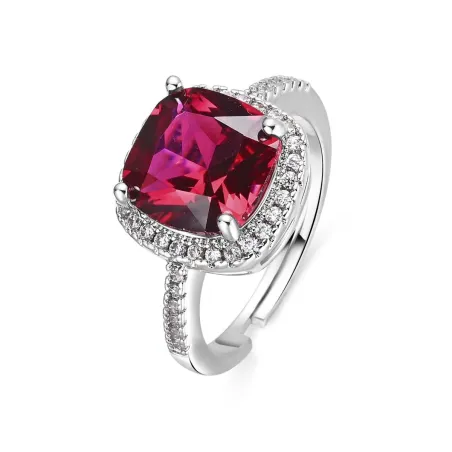 Anillo Lux by Lux Kada Baño Rodio y Circonitas SSK21800600
