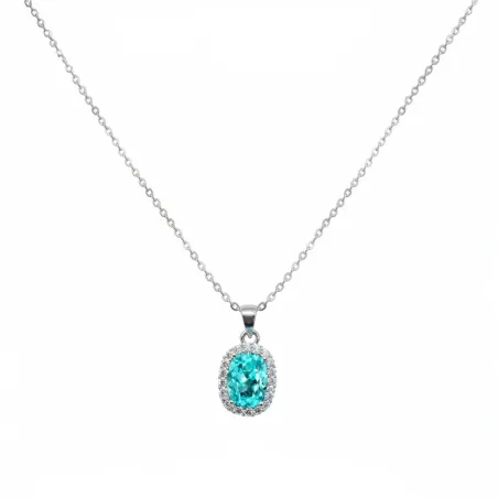 Collar Lux by Lux Lynor Baño Rodio y Circonitas SSNK04590700