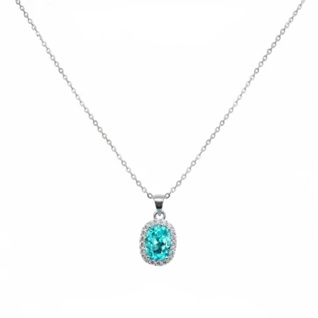 Collar Lux by Lux Lynor Baño Rodio y Circonitas SSNK04590700
