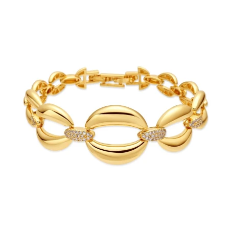 Pulsera Lux by Lux Nixwi Eslabones Baño Oro SGBW0800000