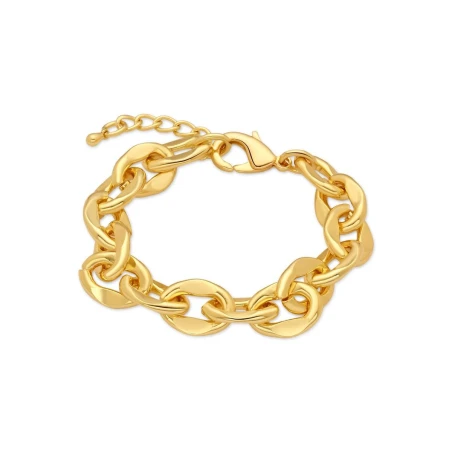 Pulsera Lux by Lux Pazi Eslabones Baño Oro SGBZ09400