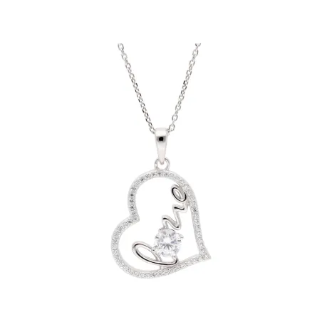 Gargantilla Liska Corazón Love Plata LAD7346CL