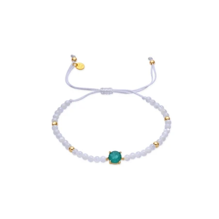 Pulsera Luxenter Neori Plata Baño Oro y Piedras Rosa BXA470Y90700