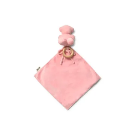 DouDou Mantita Seguridad Aro TOUS Baby Rosa TBEAR-2401-00047