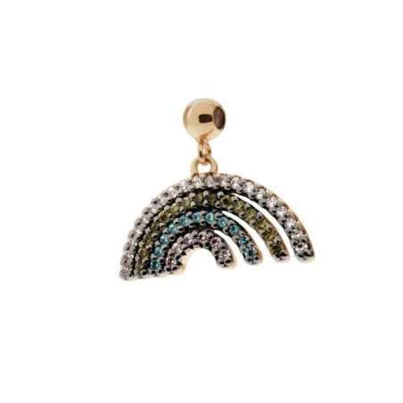 Charm Colgante PdPaola Arcoiris Plata Baño Oro CH01-356-U