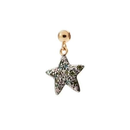 Charm Colgante PdPaola Estrella Plata Baño Oro CH01-362-U