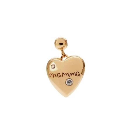 Charm Colgante PdPaola Forever Mamma Plata Baño Oro CH01-375-U