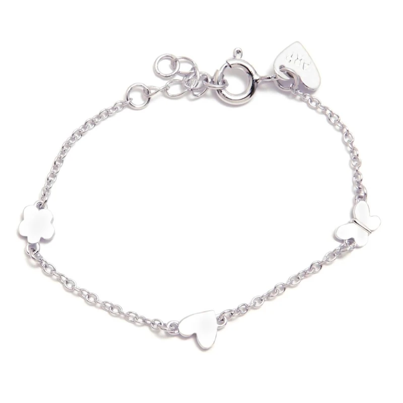 Pulsera Agatha Ruiz de la Iconos Plata Baño Rodio 305NBE