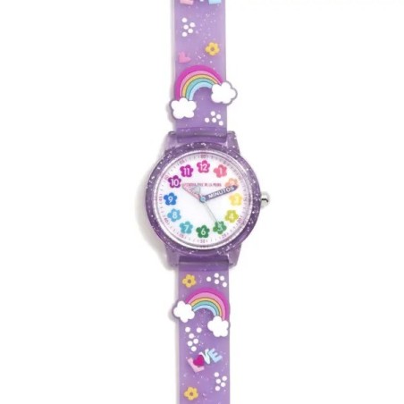 Reloj Agatha Ruiz de la Prada Gummy Arco Iris Lila AGR407