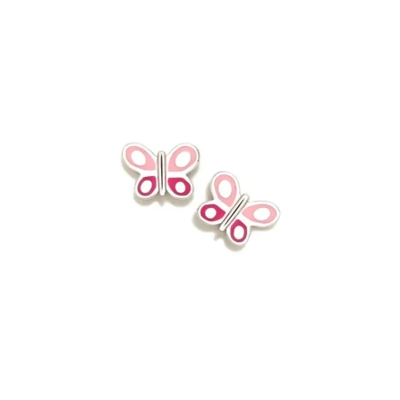 Pendientes Agatha Ruiz de la Prada Mariposas Plata, Rosa y Fucisa 022DIV