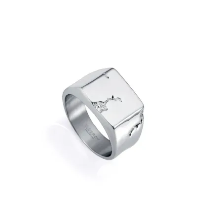 Anillo Viceroy Fashion Sello Acero Grietas  Hombre 15165A02000 