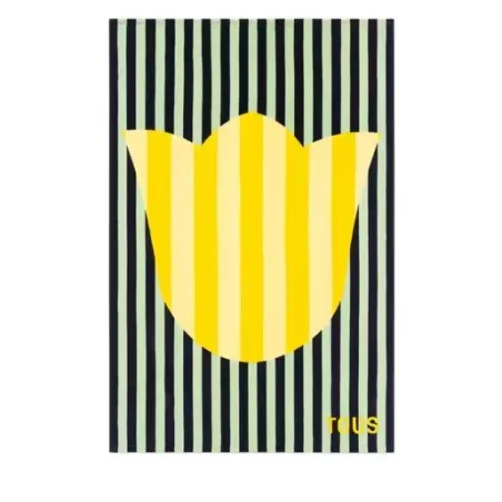 Toalla Stripes Motifs Amarillo y Verde 2002443805