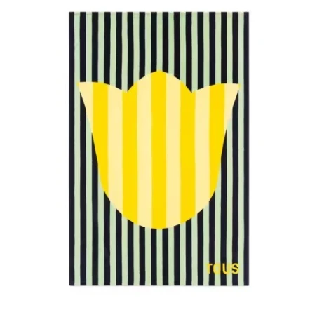 Toalla Stripes Motifs Amarillo y Verde 2002443805